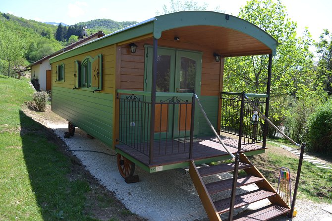 Le paradis des animaux chambre roulotte coublevie